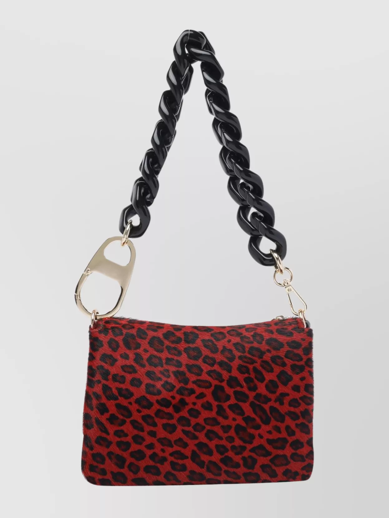 My Best Bag Firenze Chic Animal Print Shoulder Bag With Chain