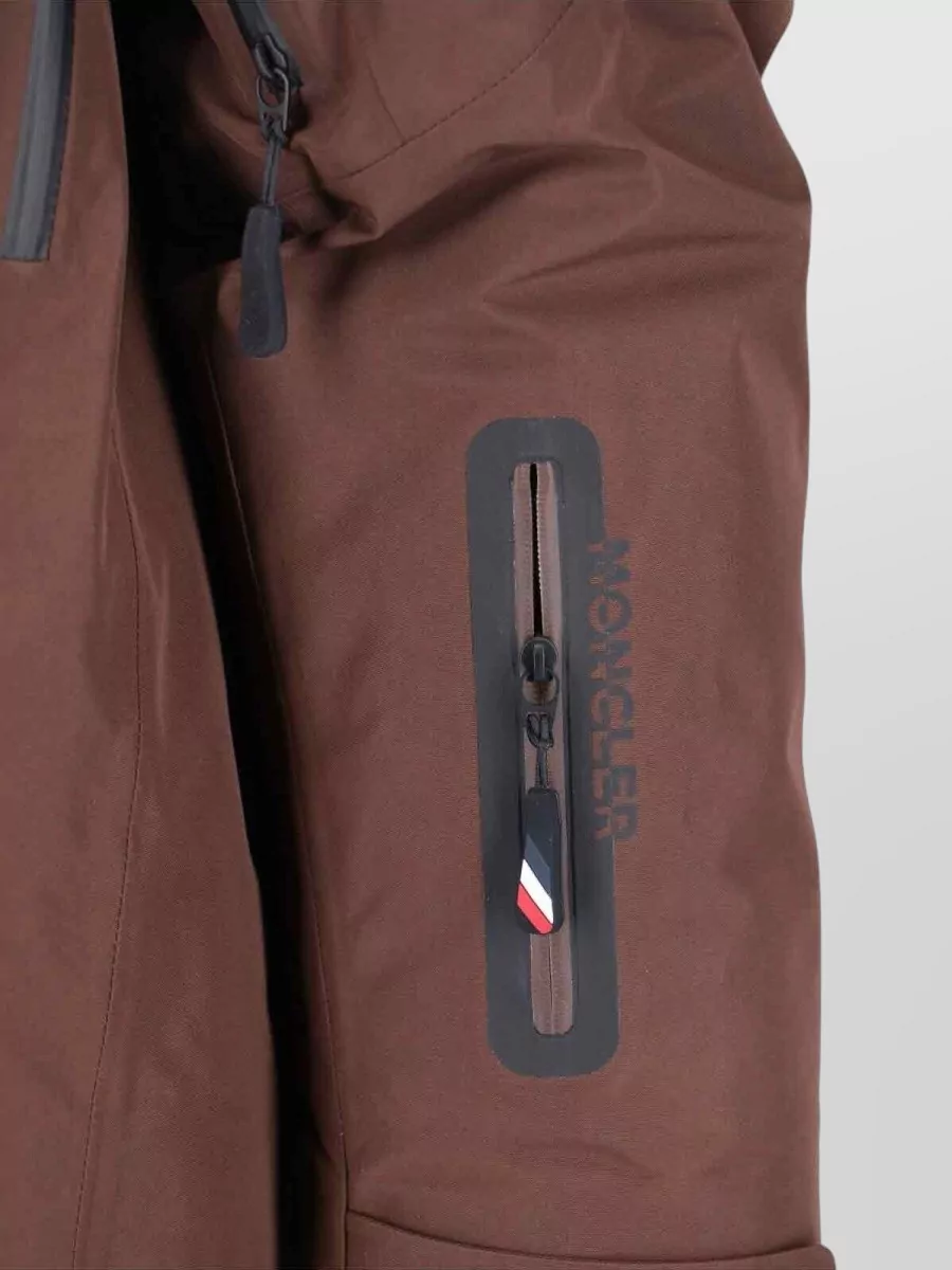 Moncler Grenoble Hooded Jacket High Collar Adjustable Cuffs