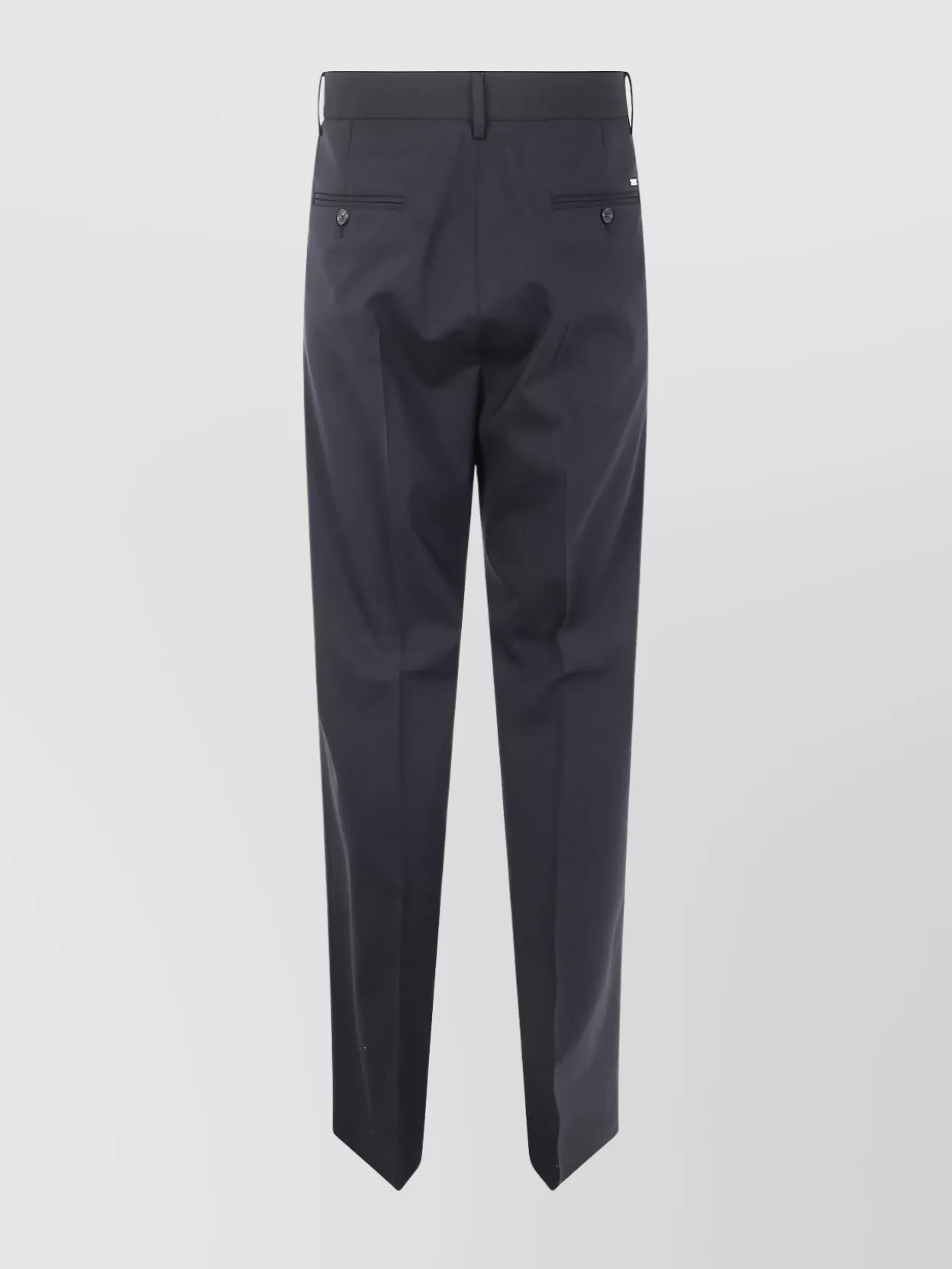 Dsquared2 Man Pleated Pant Back Pockets In Blue