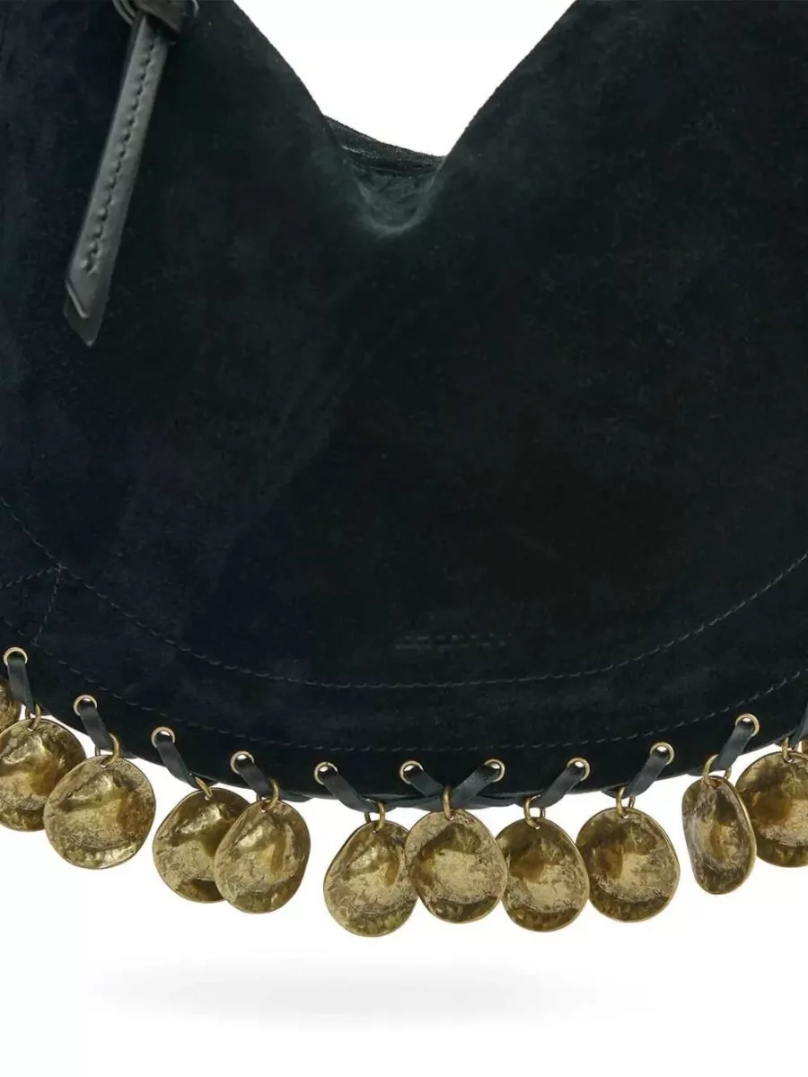 Isabel Marant Oskan Soft Suede Shoulder Bag
