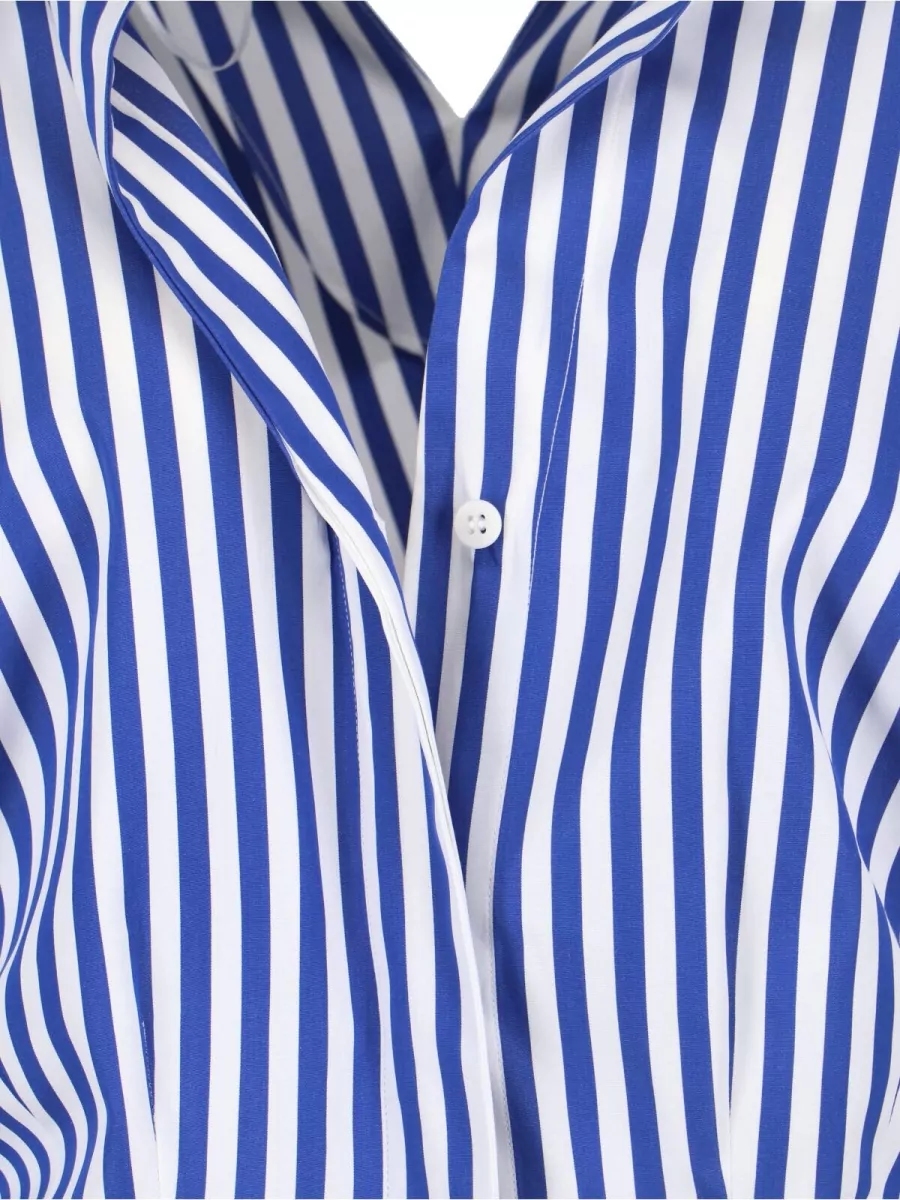 Givenchy Long Sleeve Striped Shirt Buttoned Cuffs Collar