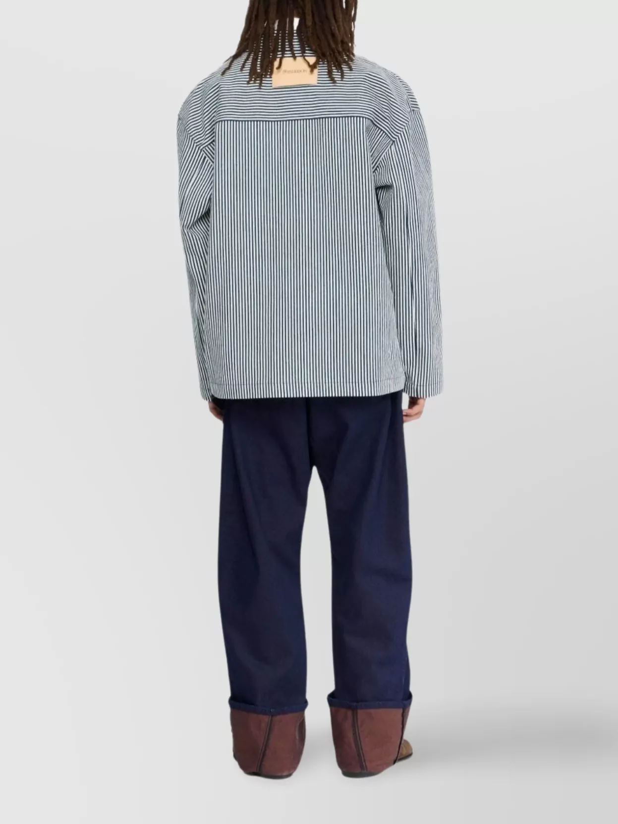 Jw Anderson Striped Pattern Front Pockets Long Sleeves Jacket