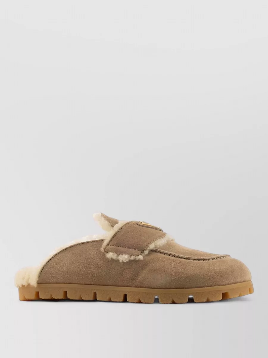 Prada leather mules