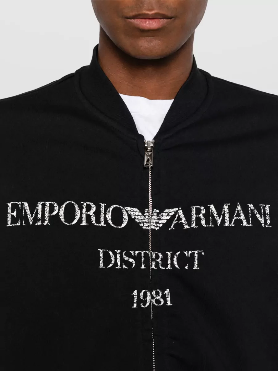 Emporio Armani Cotton Bomber Jacket