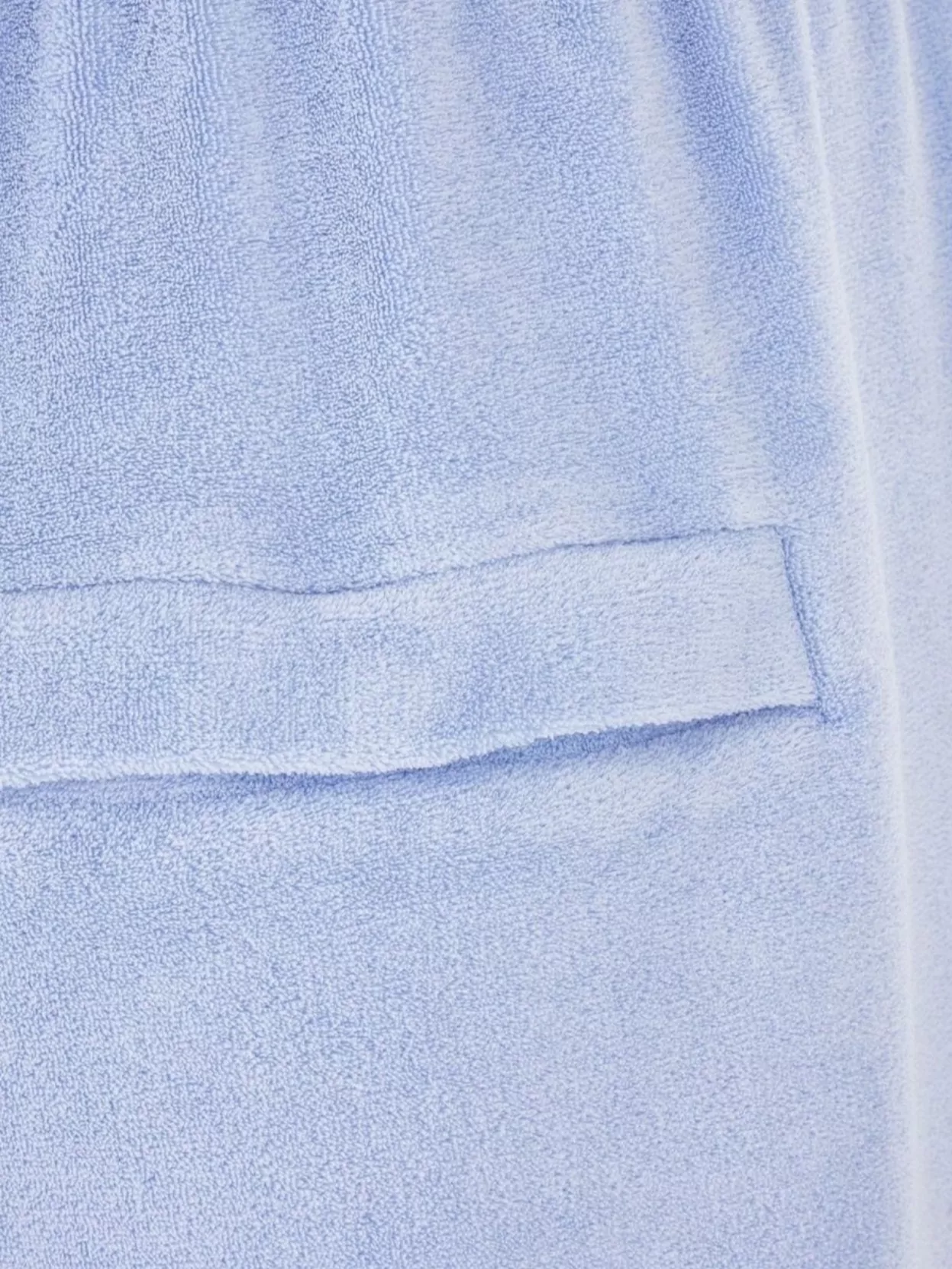 Martine Rose Concealed Drawstring Terry Bermuda Shorts In Blue