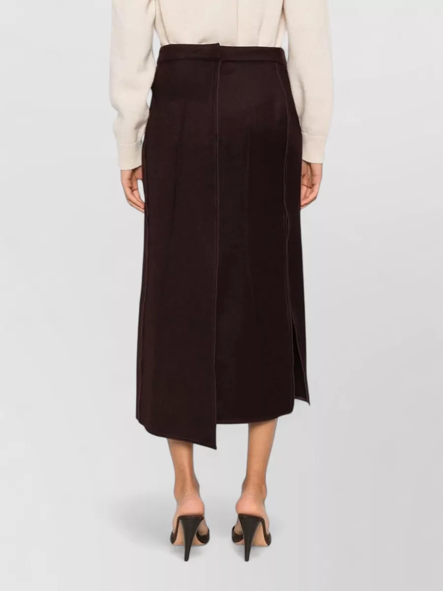 Victoria Beckham Wool Asymmetric Skirt