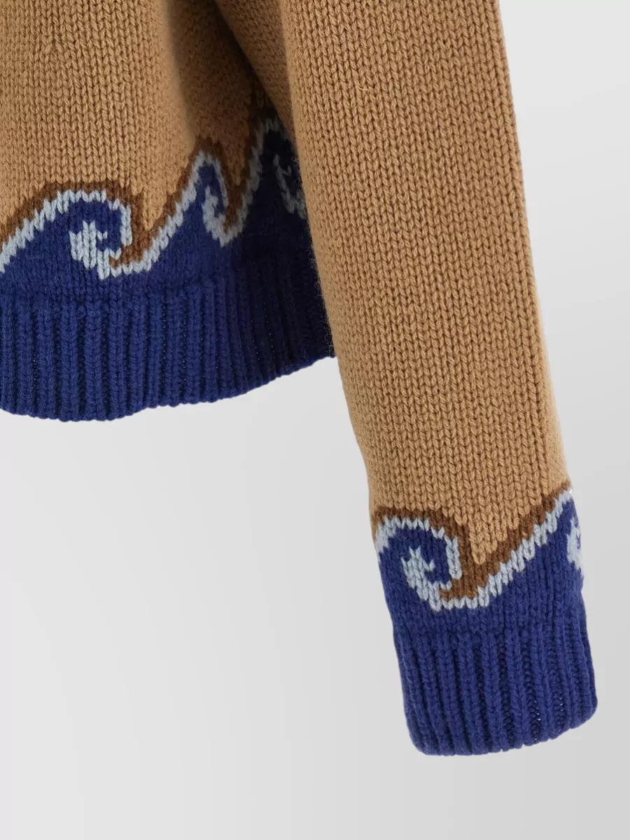 Alanui Virgin Wool Turtleneck Sweater
