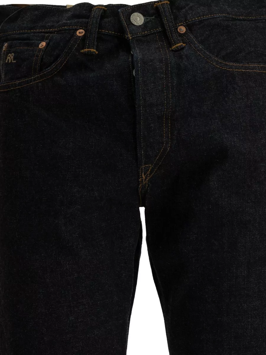 Rrl By Ralph Lauren Straight-Leg Denim Jeans