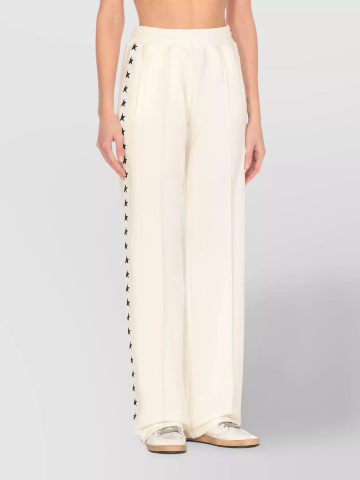 Golden Goose Straight Trousers With Drawstring And Pockets