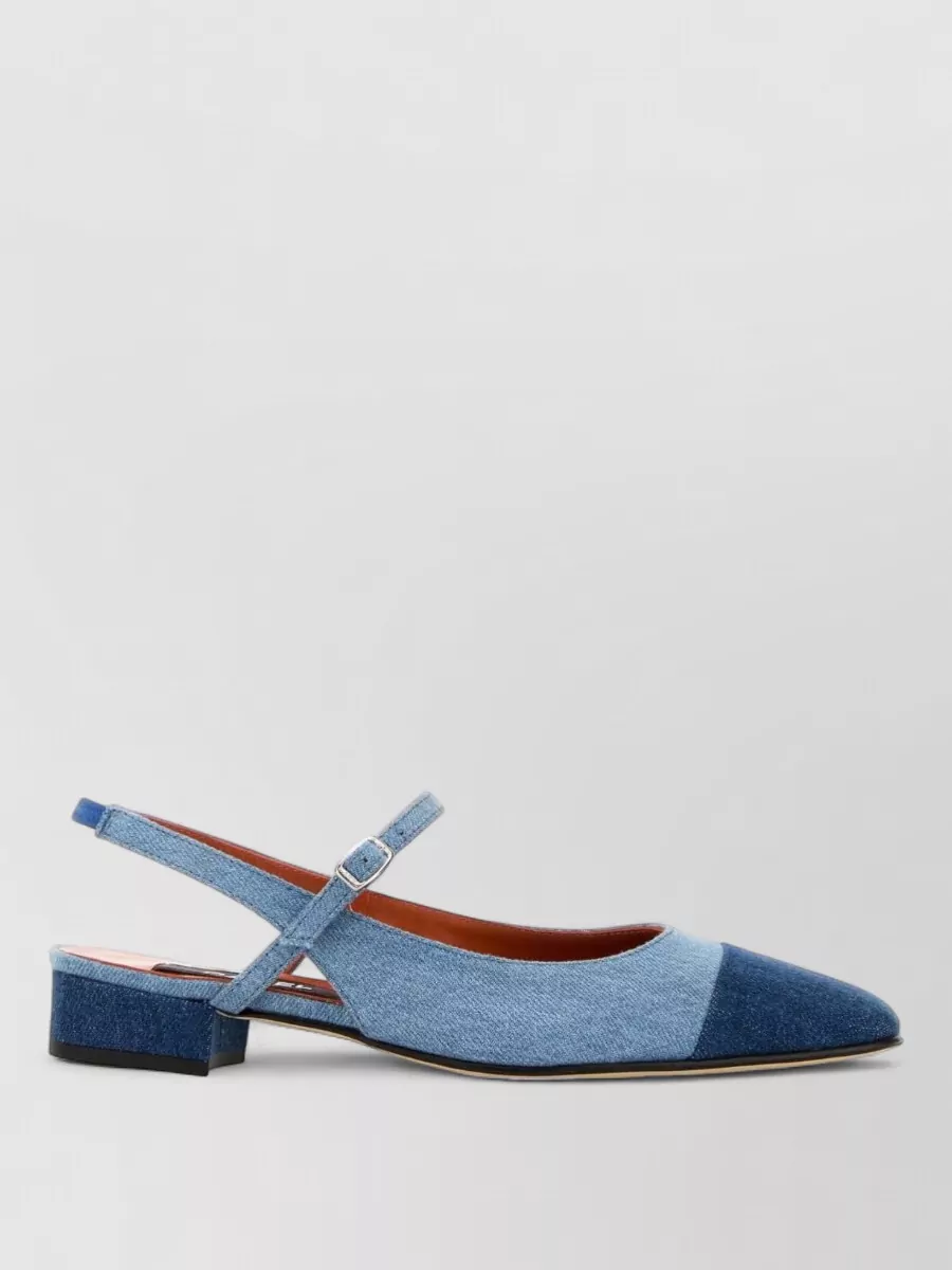 Carel Paris Two Tone Fabric Ballerinas