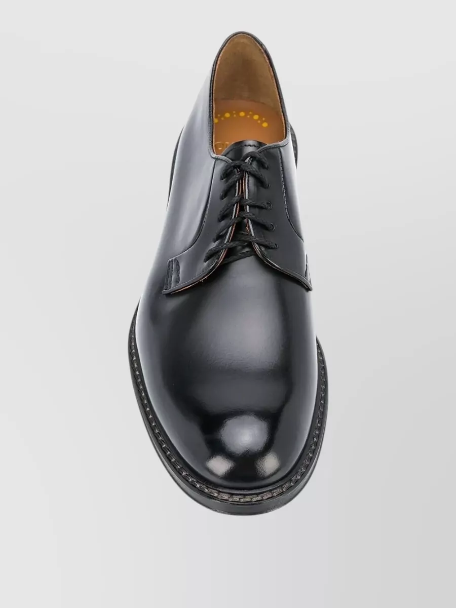 Doucal's Leather Derby Shoes