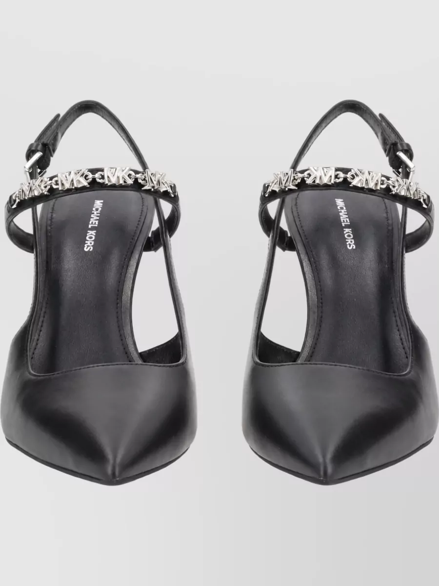 Michael Kors Leather Slingback Pumps