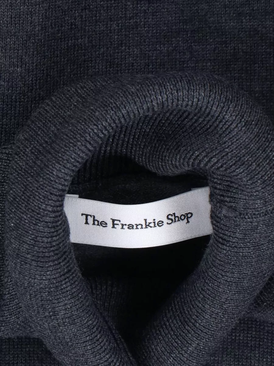 The Frankie Shop Merino Wool Turtleneck Sweater
