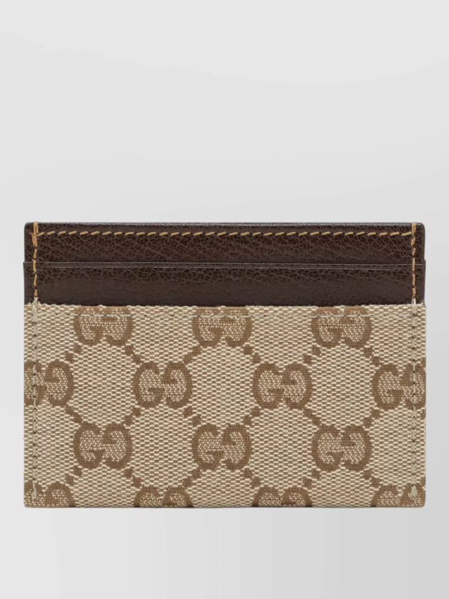 Gucci gg canvas cardholder