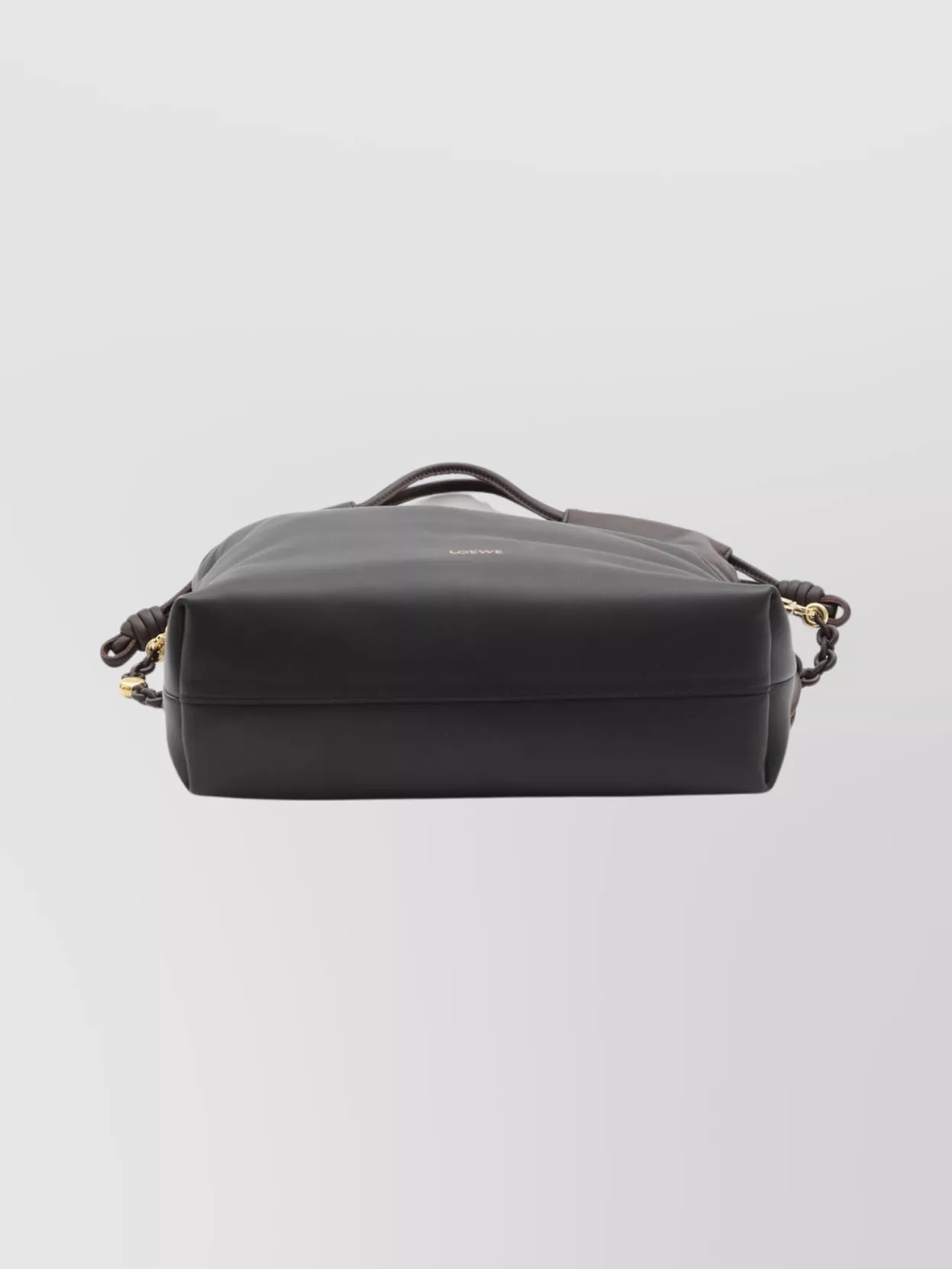Loewe Two-tone Tote Bag Removable Strap In Black