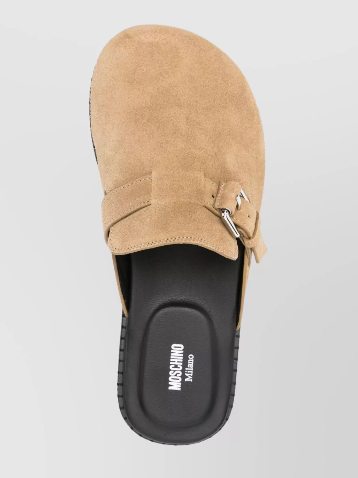 Moschino Almond Toe Heel Sandals Buckle Detail