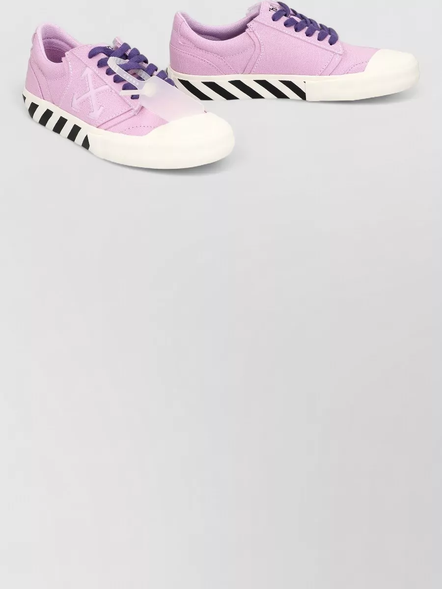 Off-White Low Top Sneakers Striped Vulcanized Sole
