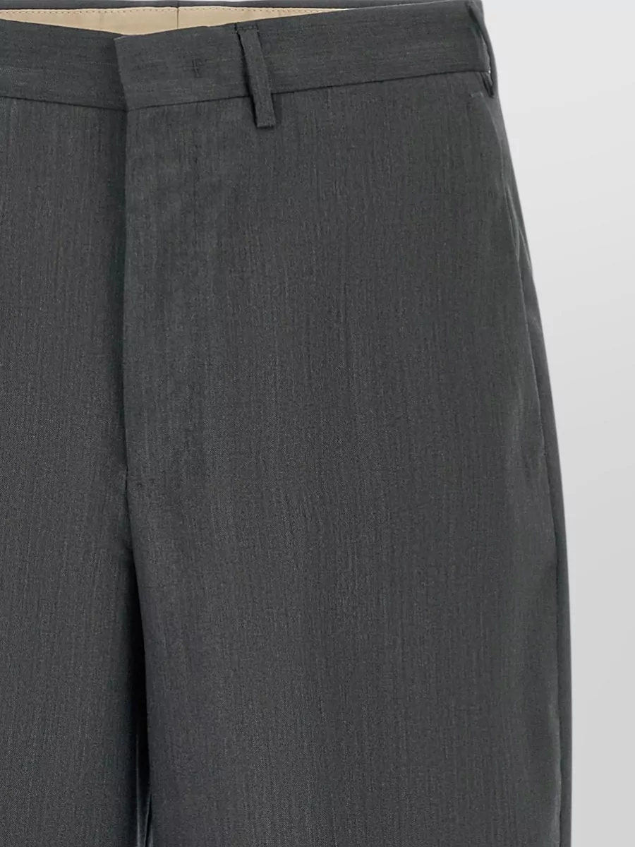 Pt Torino Virgin Wool Straight-Leg Trousers