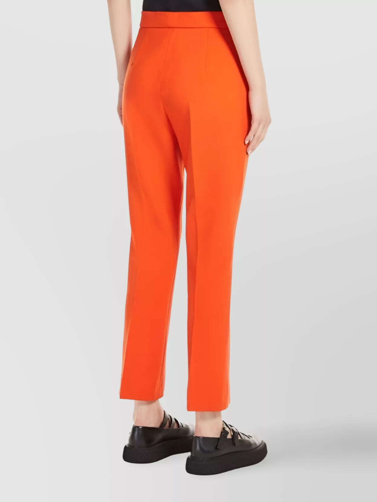 Max Mara Nepeta Ankle-length Trousers In Wool Crepe