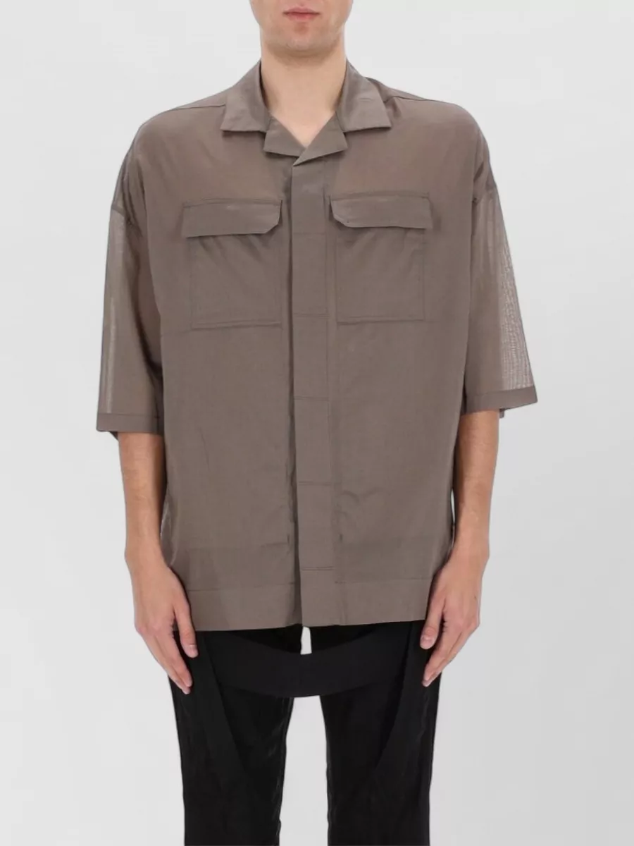 Rick Owens Cotton Magnum Tommy Shirt