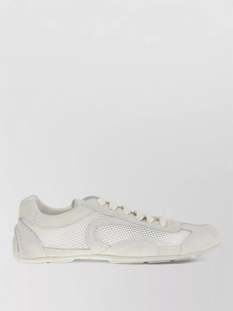 Prada Fabric Low-Top Sneakers