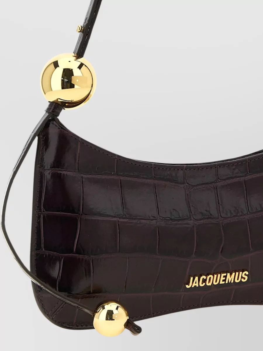 Jacquemus Le Bisou Leather Clutch Bag