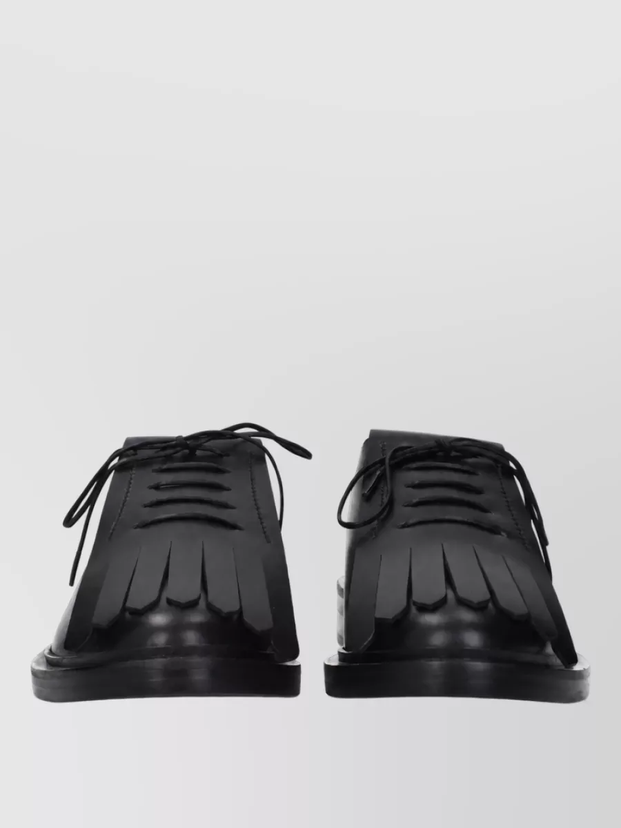 Max Mara Leather Derby Shoes