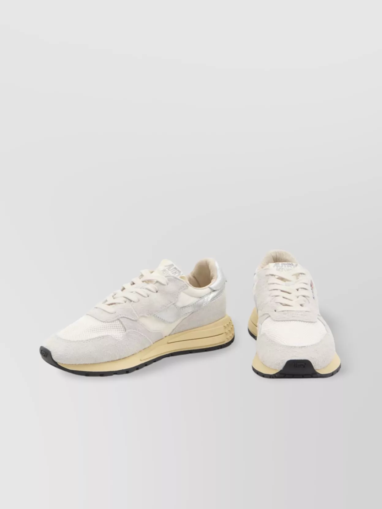 Autry Windreel Low Leather Sneakers In White