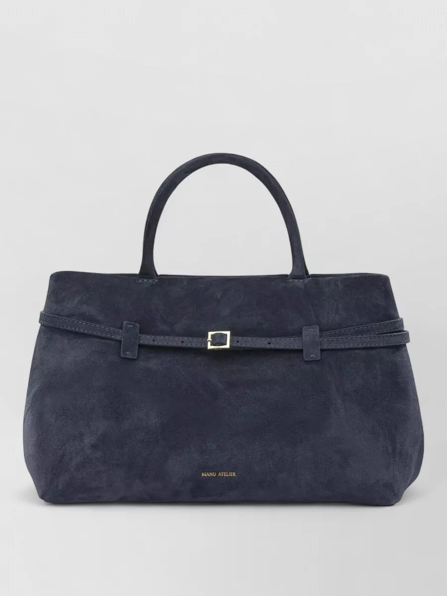 Manu Atelier Medium calf leather tote bag