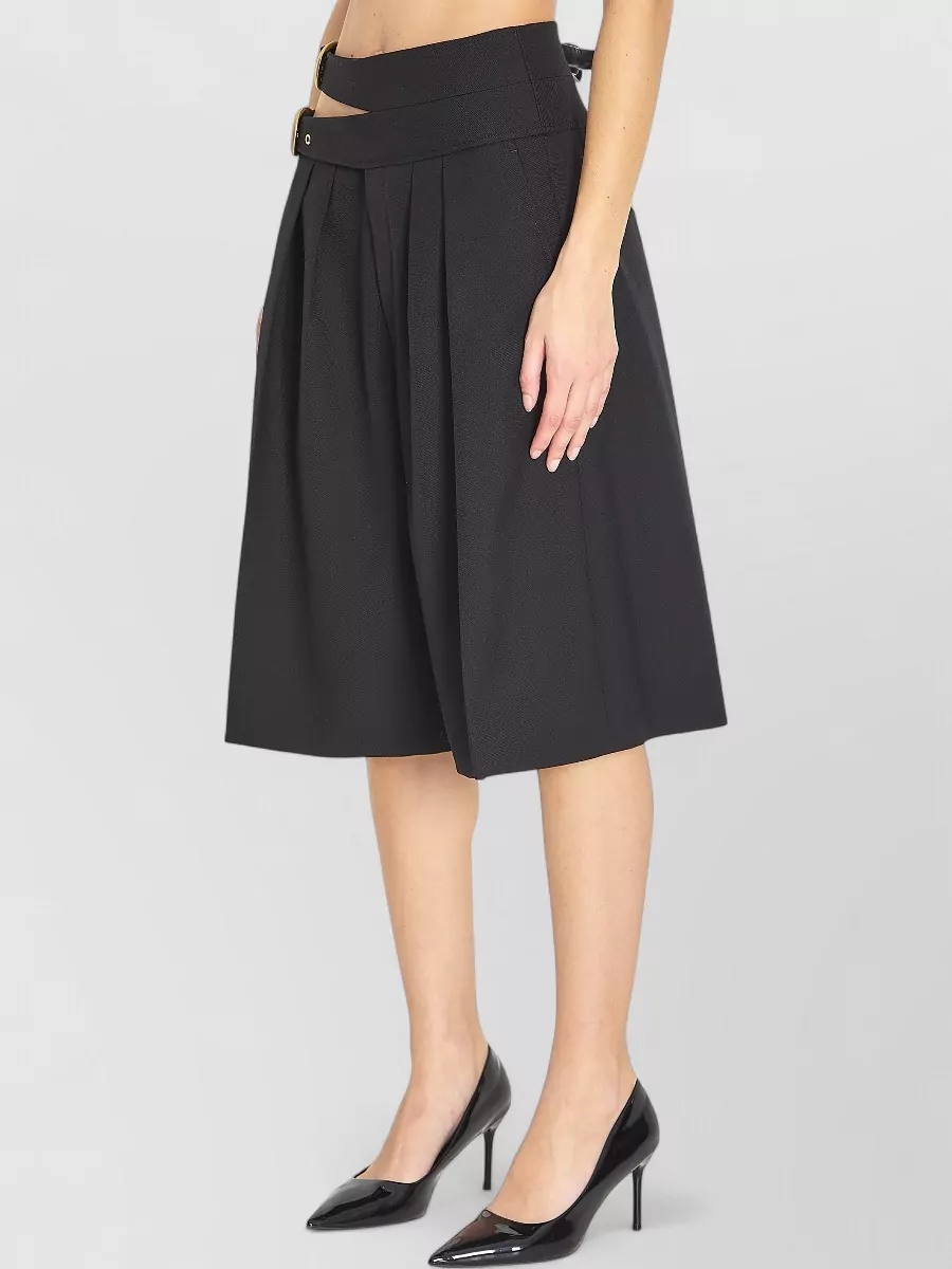 Chloé High Waist Shorts Double Belt