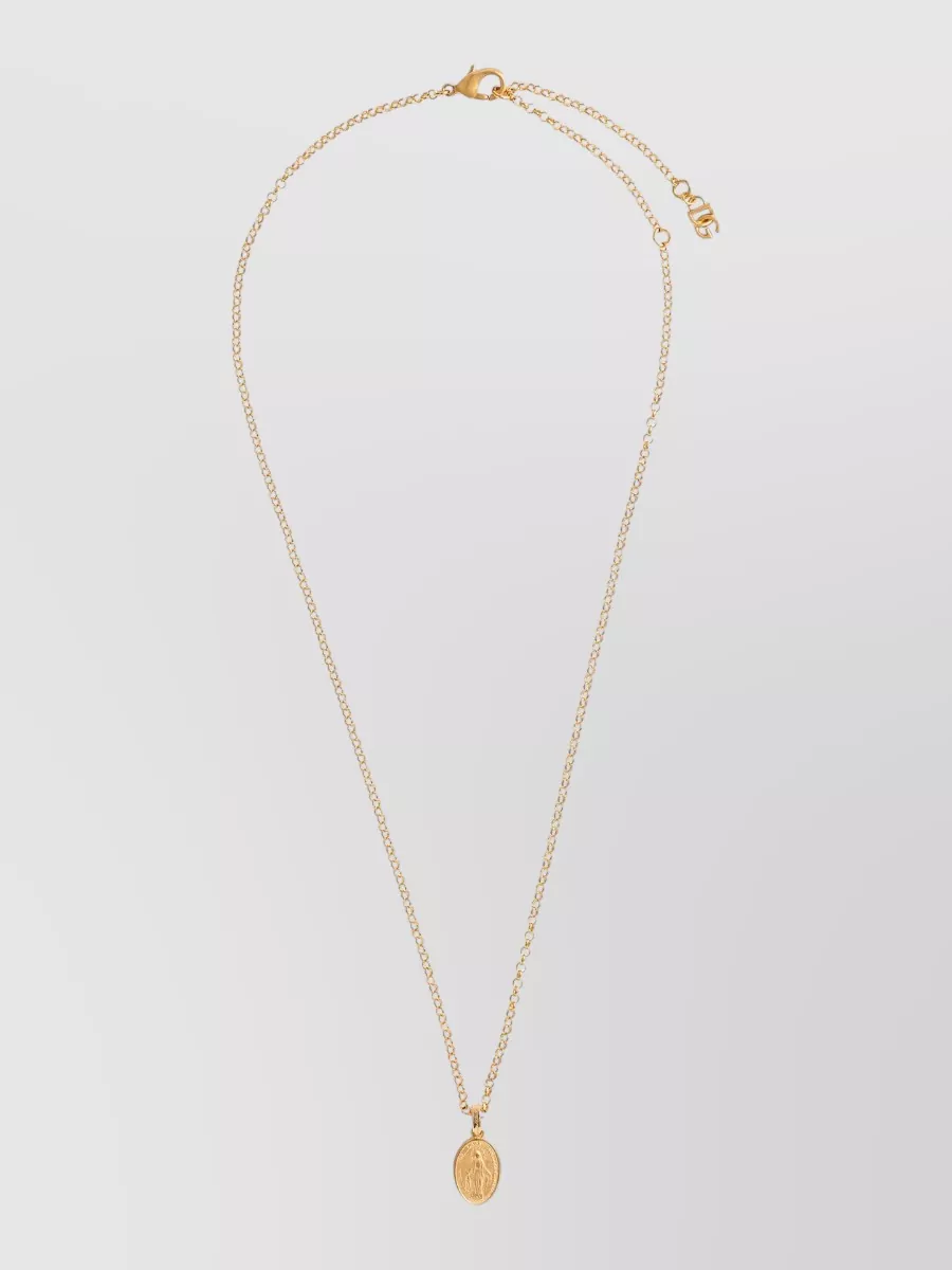 Dolce&Gabbana brass pendant necklace