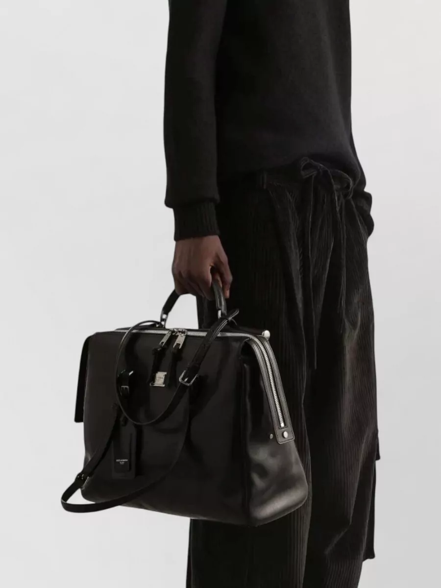 Dolce&Gabbana Leather Top Handle Briefcase