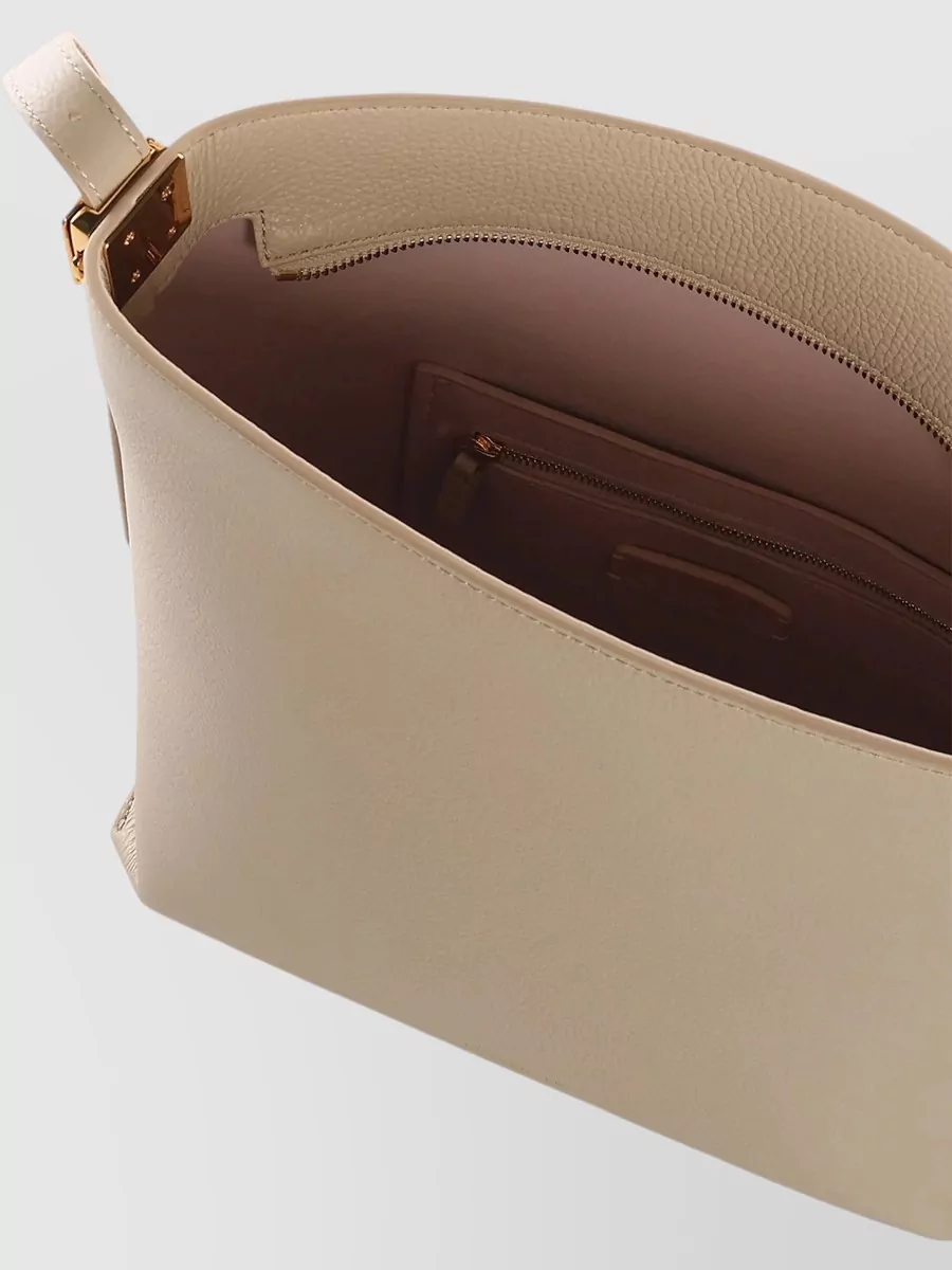 Coccinelle C Me Lock Shoulder Bag Textured Finish