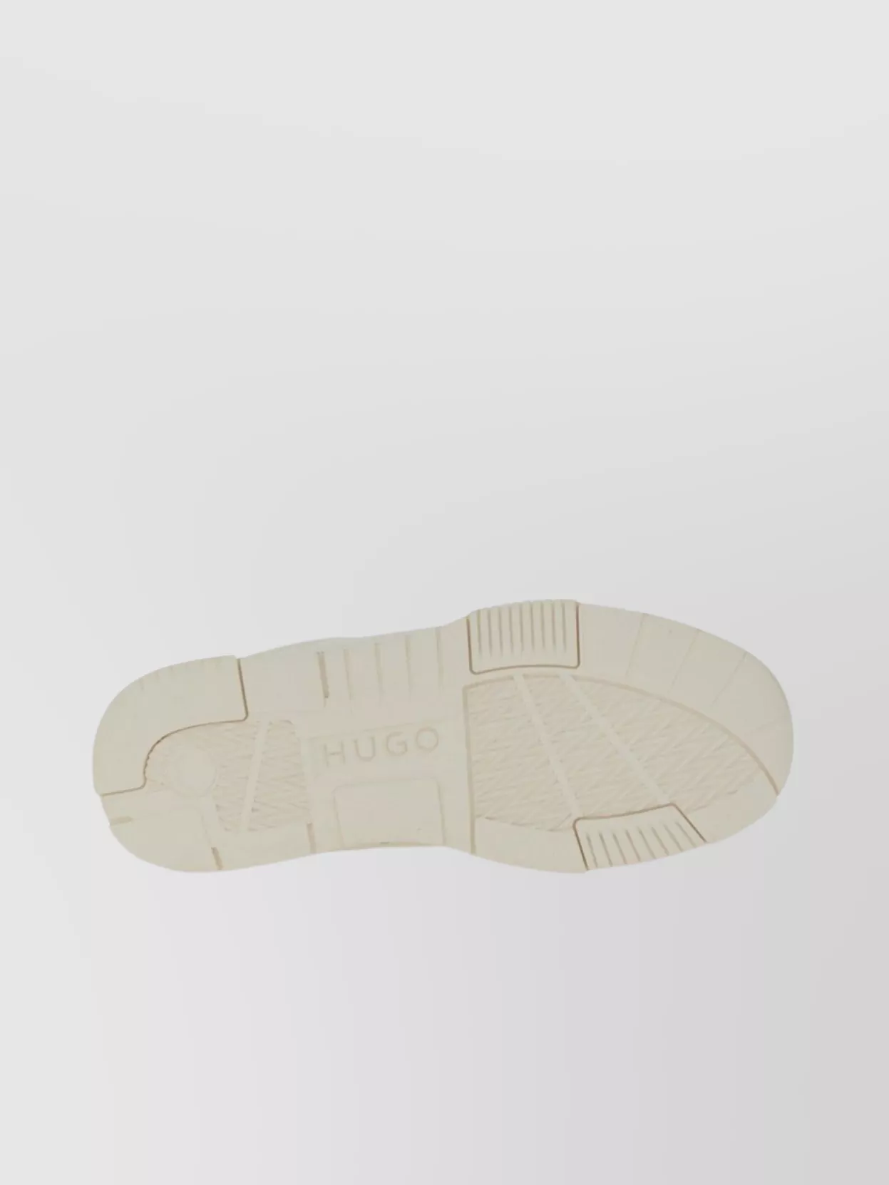 Hugo Low-Top Round Toe Rubber Sole Sneakers