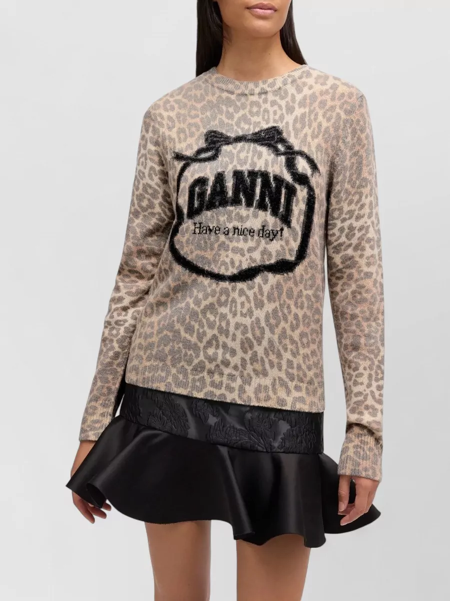 Ganni Graphic Wool Jumper