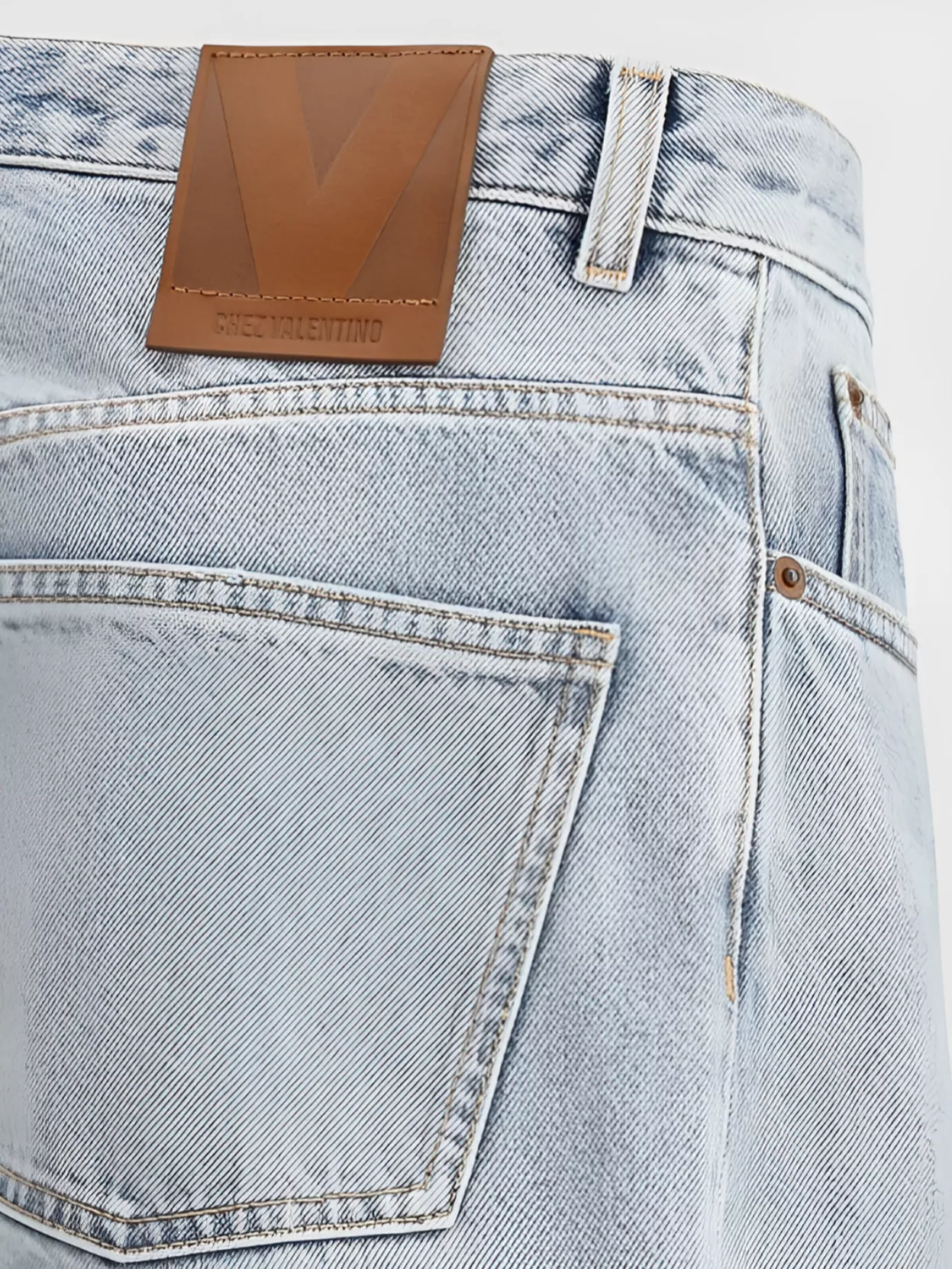 Valentino Loose Fit Denim Trousers
