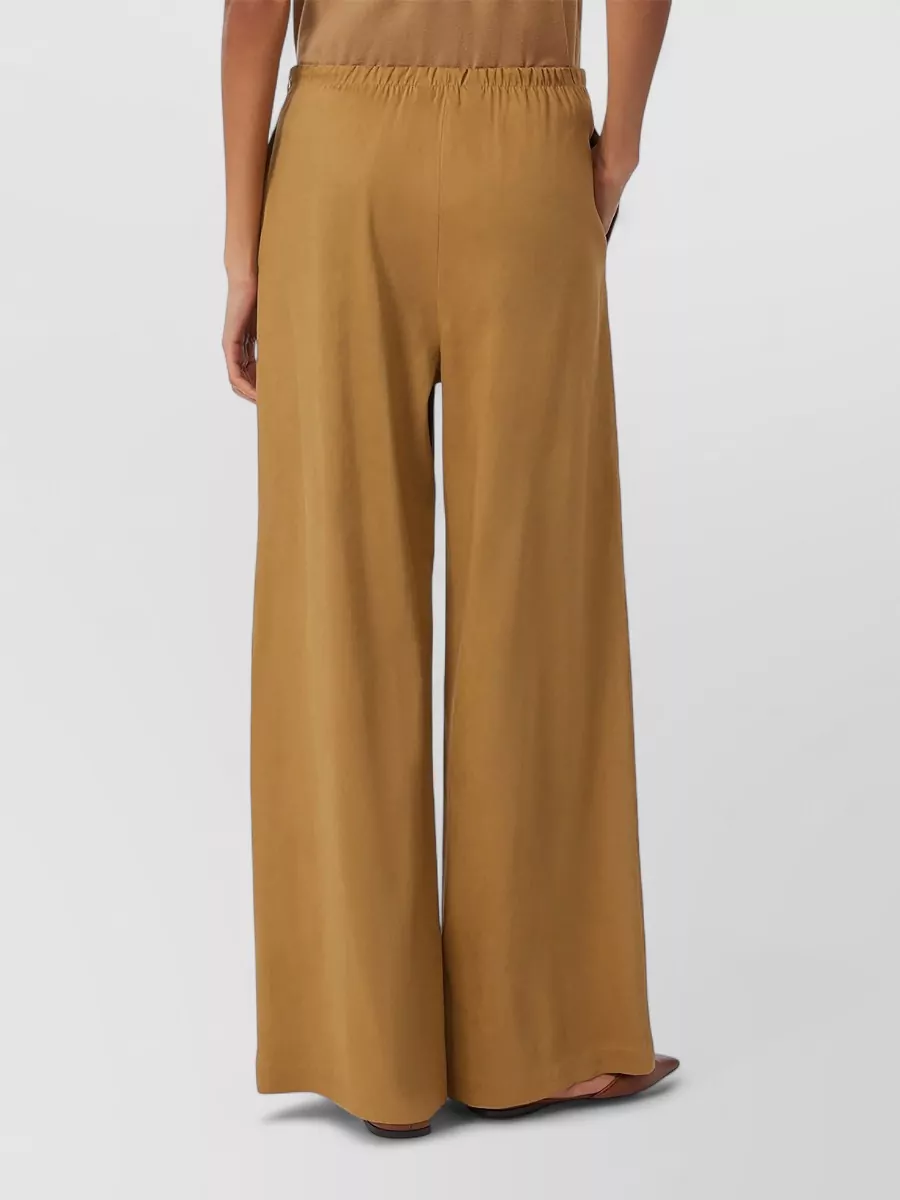 Max Mara Linen Wide-Leg Trousers