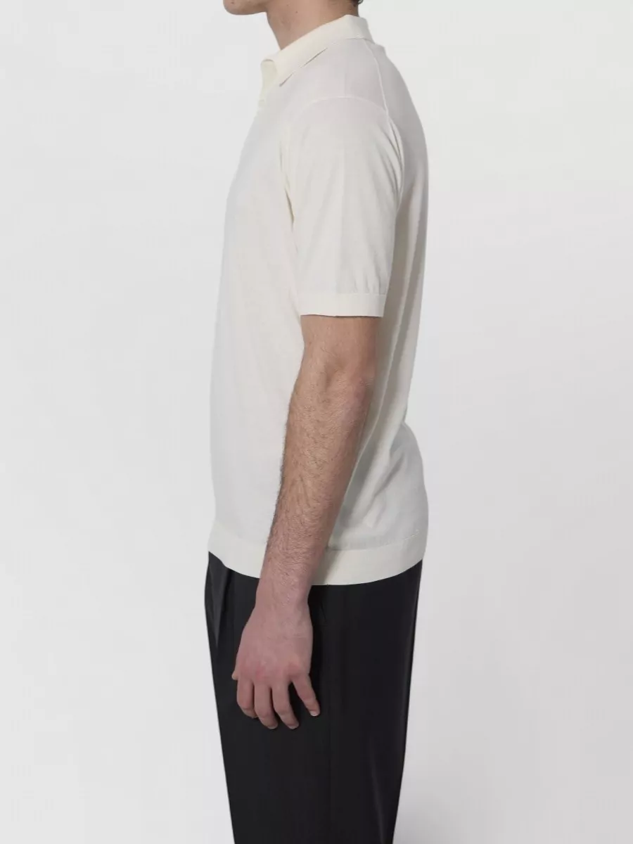 John Smedley Cotton Short-Sleeve Polo Shirt