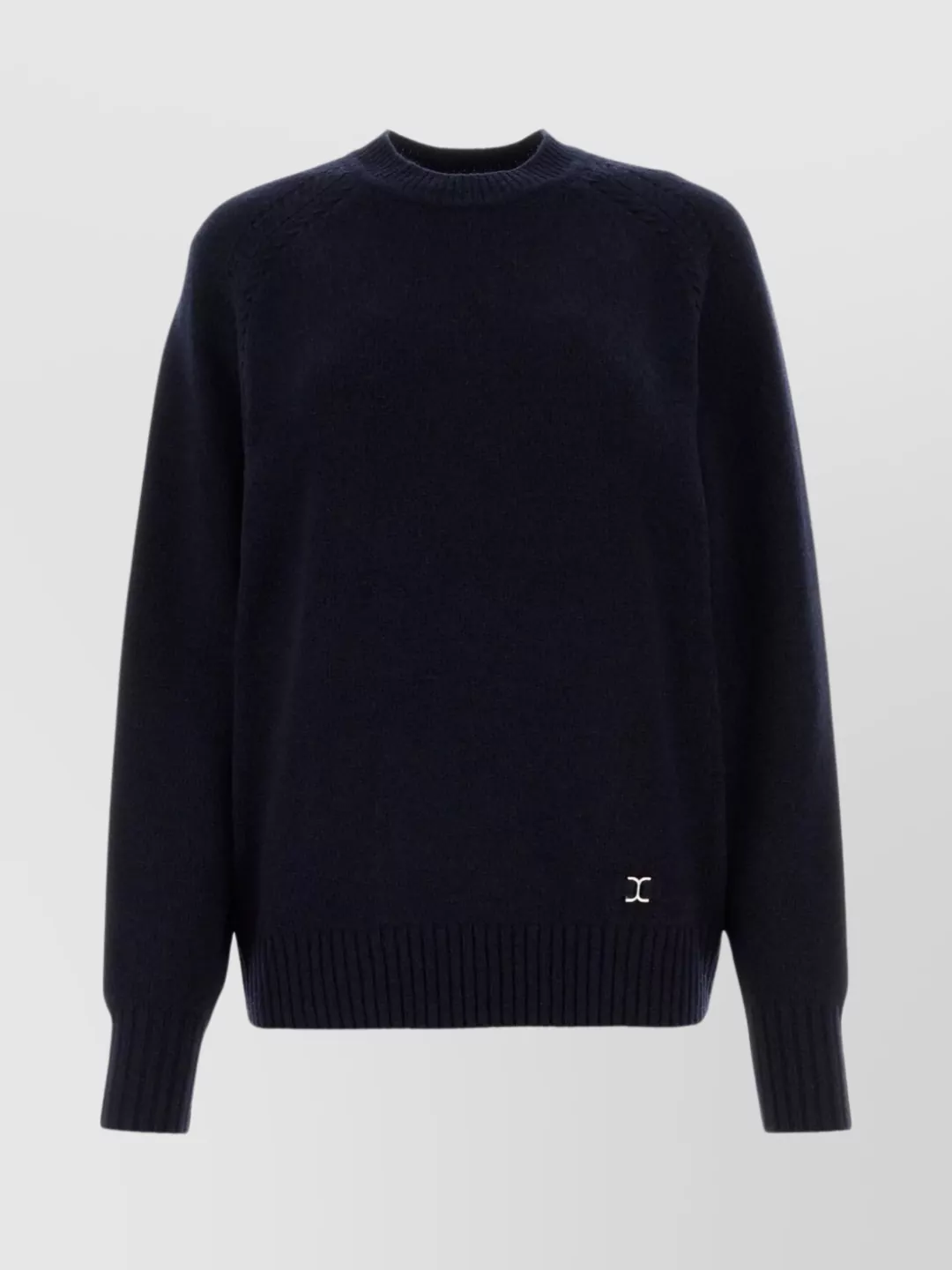 Shop Chloé Oversize Cashmere Blend Sweater With Metal Detail
