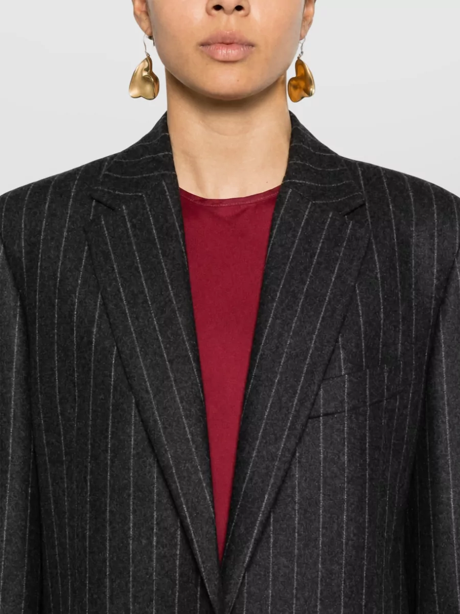 Brunello Cucinelli Virgin Wool Single-Breasted Suit Jacket
