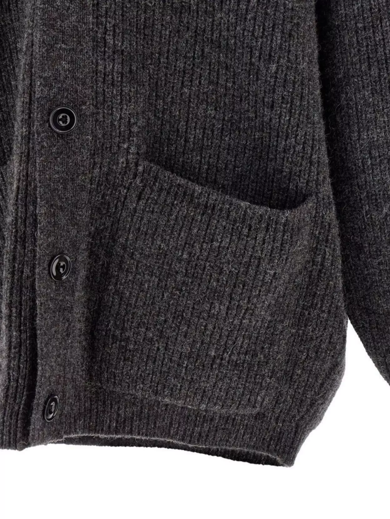 Lemaire Long Sleeve Cardigan Front Pockets