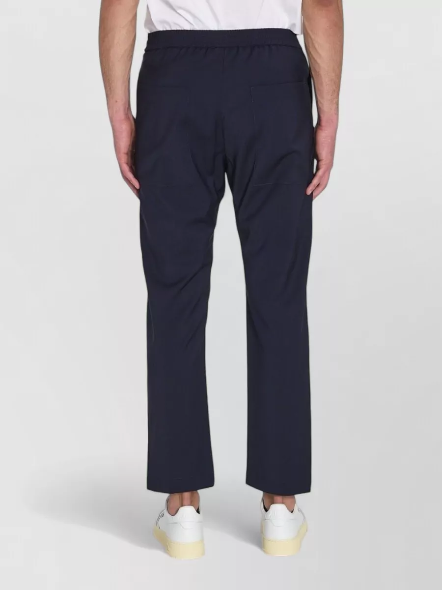 Barena Virgin Wool Low-Rise Straight-Leg Trousers