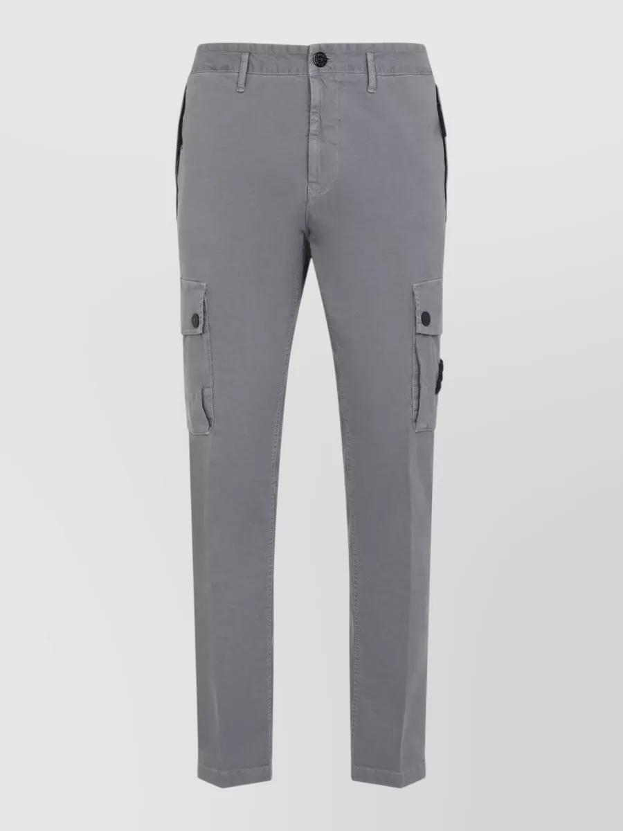 Stone Island Cotton Slim Tapered Cargo Shorts