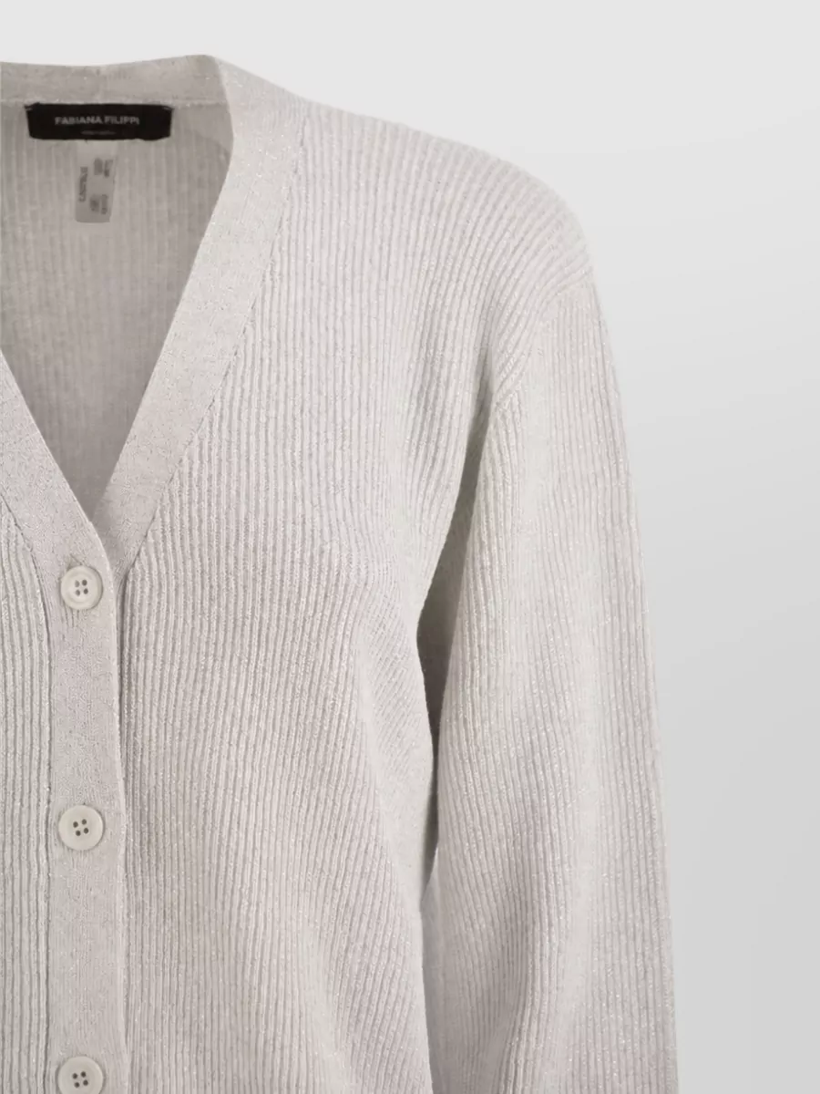 Fabiana Filippi Ribbed Cardigan