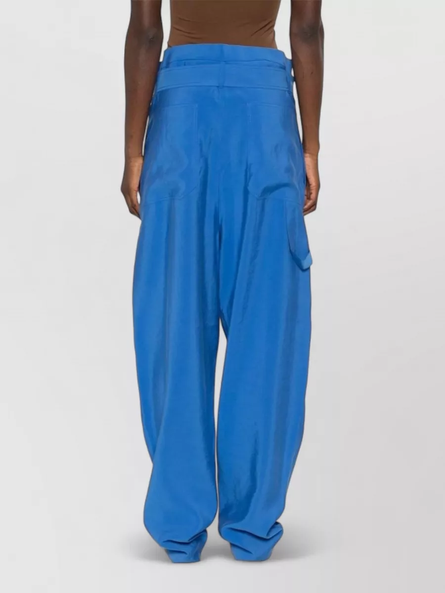Alysi Belted Wide-Leg Trousers