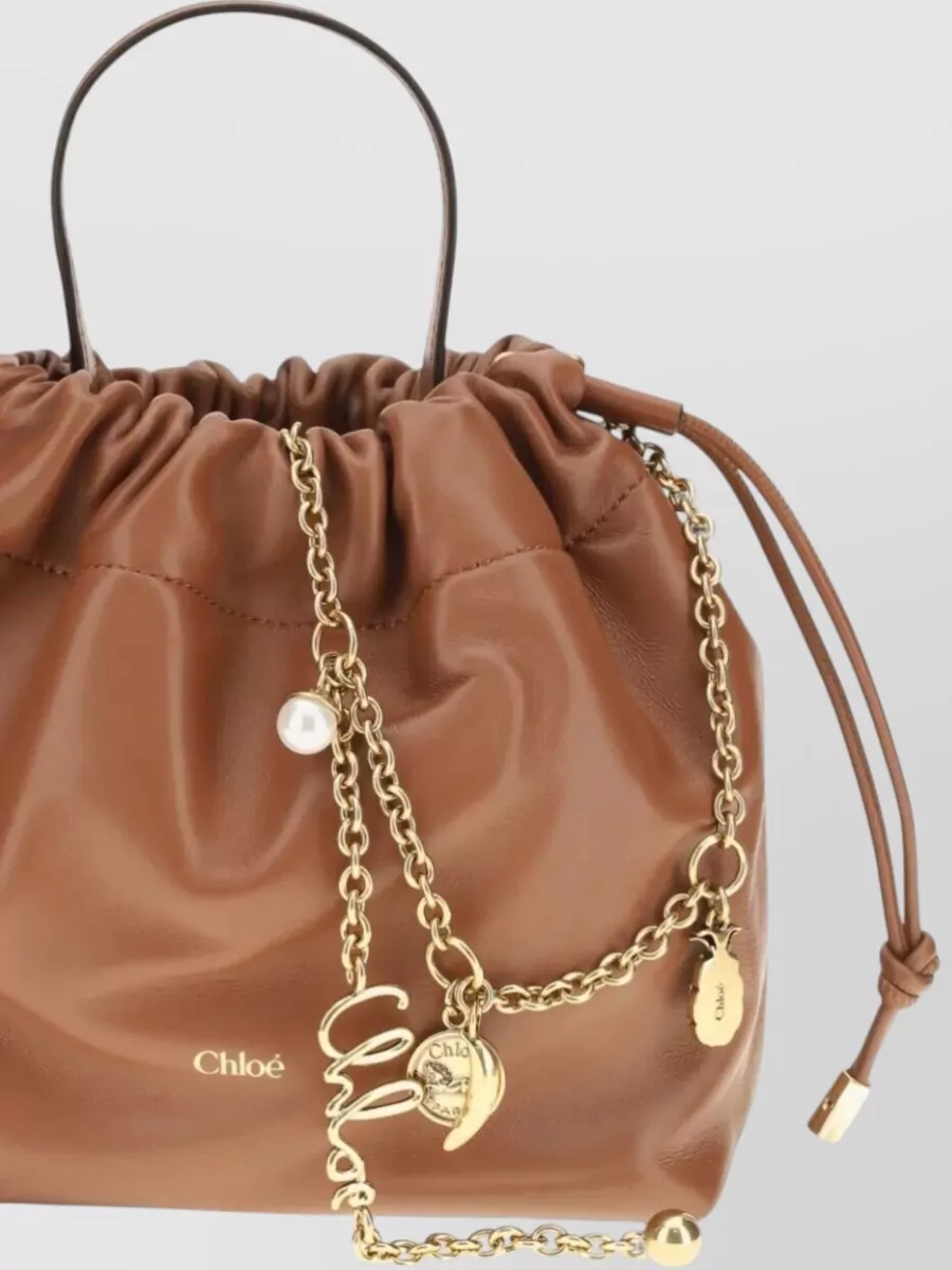 Chloé Chloé Icons Nappa Lambskin Leather Bucket Bag