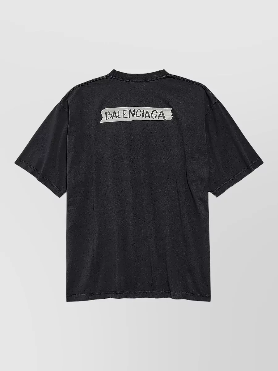 Balenciaga Medium Fit T Shirt Crew Neck