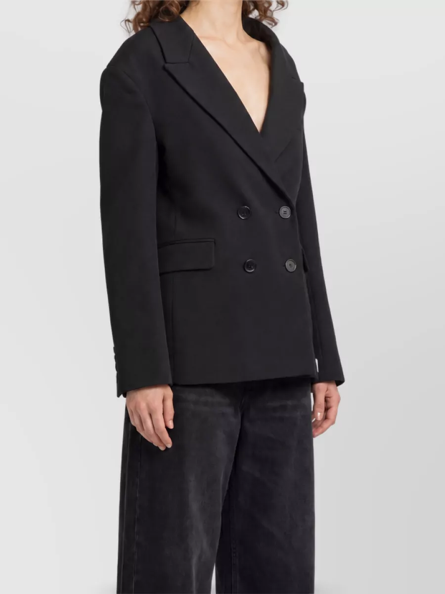 Balenciaga Wool Double-Breasted Suit Jacket