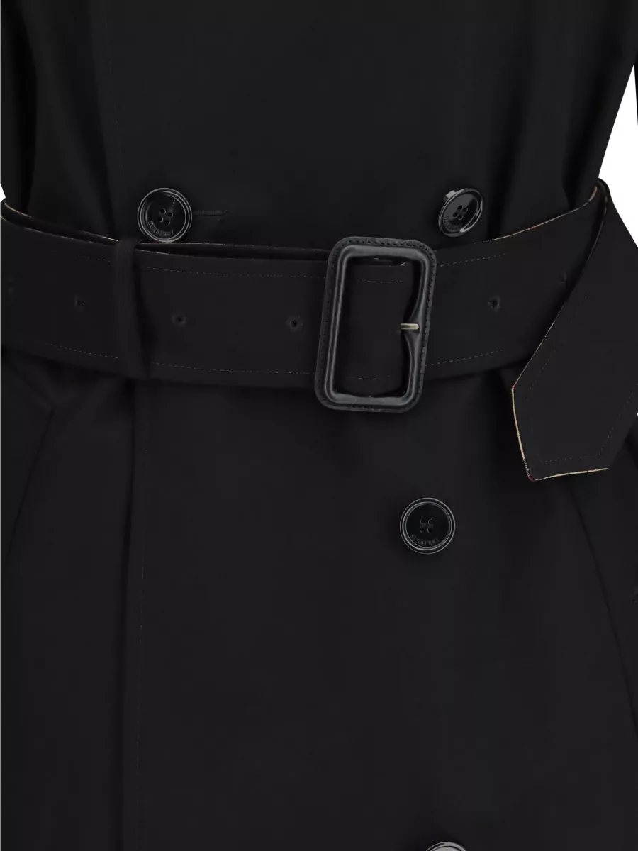 Burberry Cotton Long Trench Coat