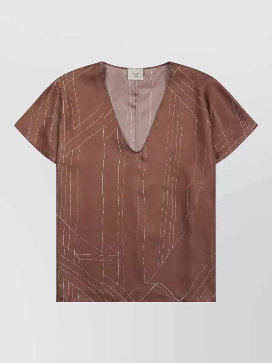 Alysi silk blouse